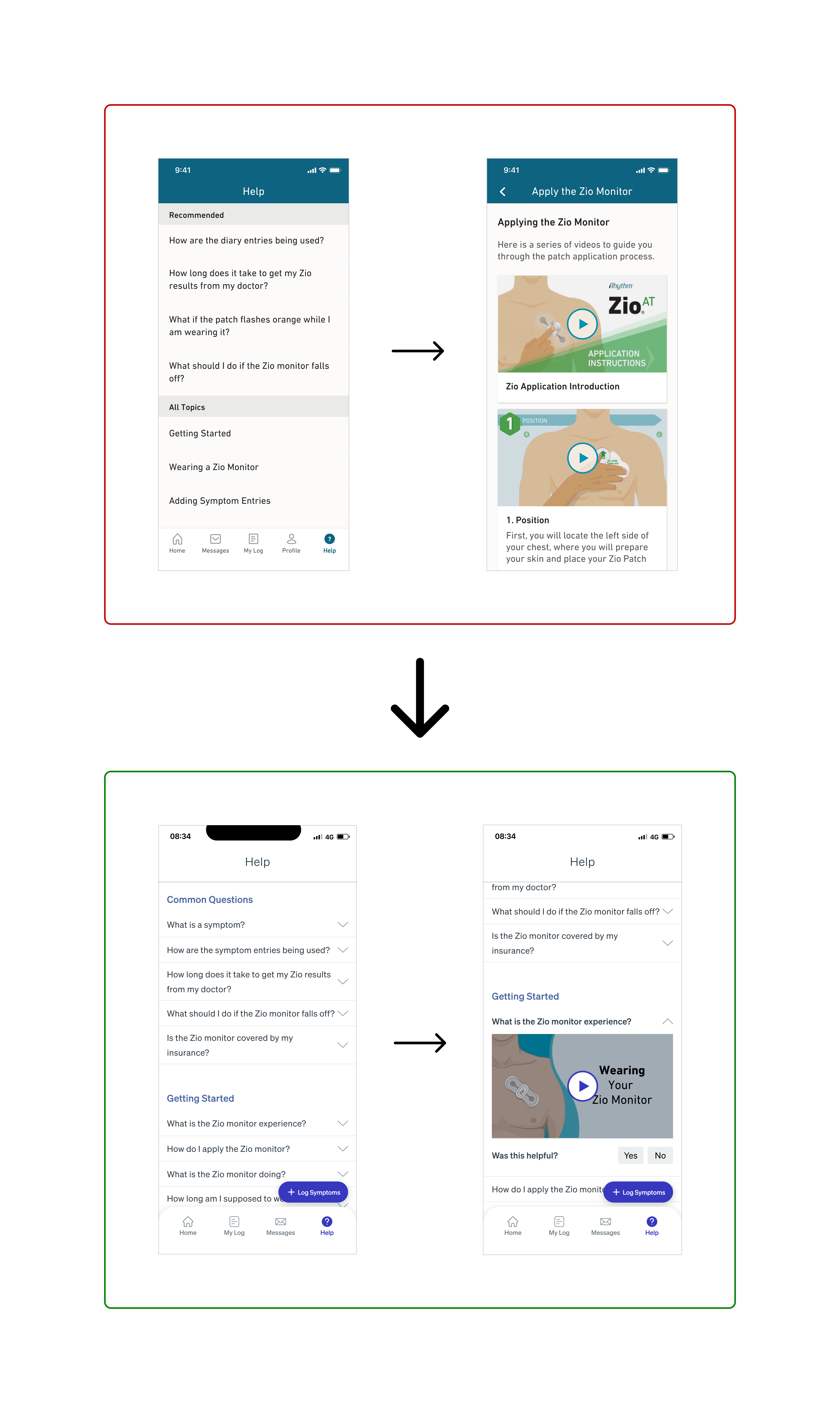 Help and Education mobile experience